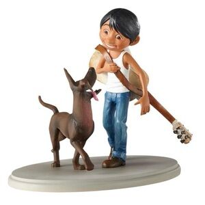RARE - REDUCED - Handmade Disney Showcase Pixar “Coco” Figurine Miguel & Dante